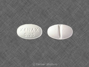 Image of Xanax 0.25 mg